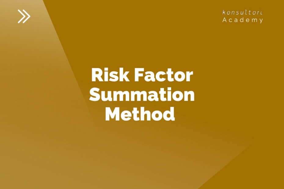 Risk factor summation method