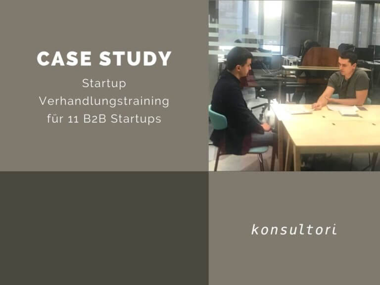 Case Studies Startup Verhandlungen © konsultori