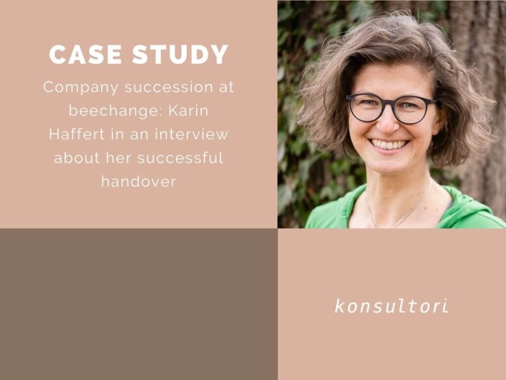 Company succession at beechange: Karin Haffert in an interview about her successful handover