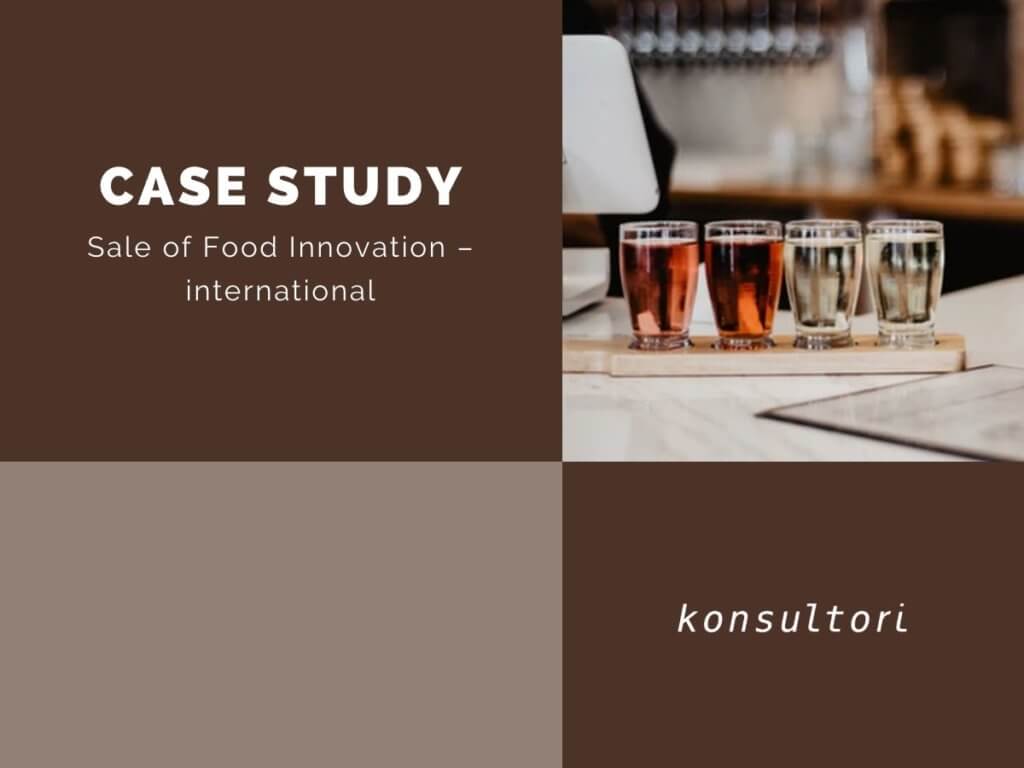 Sale of Food Innovation – international