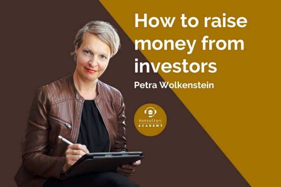 How to raise money from investors self-course