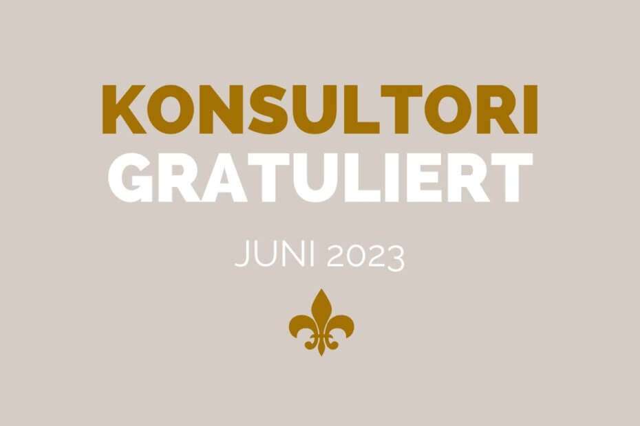 Konsultori gratuliert Juni 2023 © Konsultori