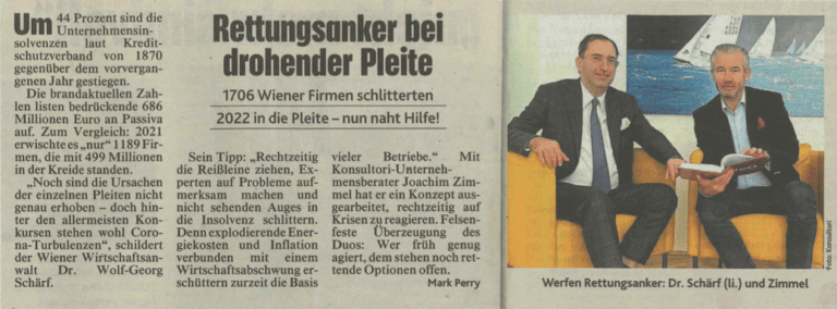 Rettungsanker bei drohender Pleite