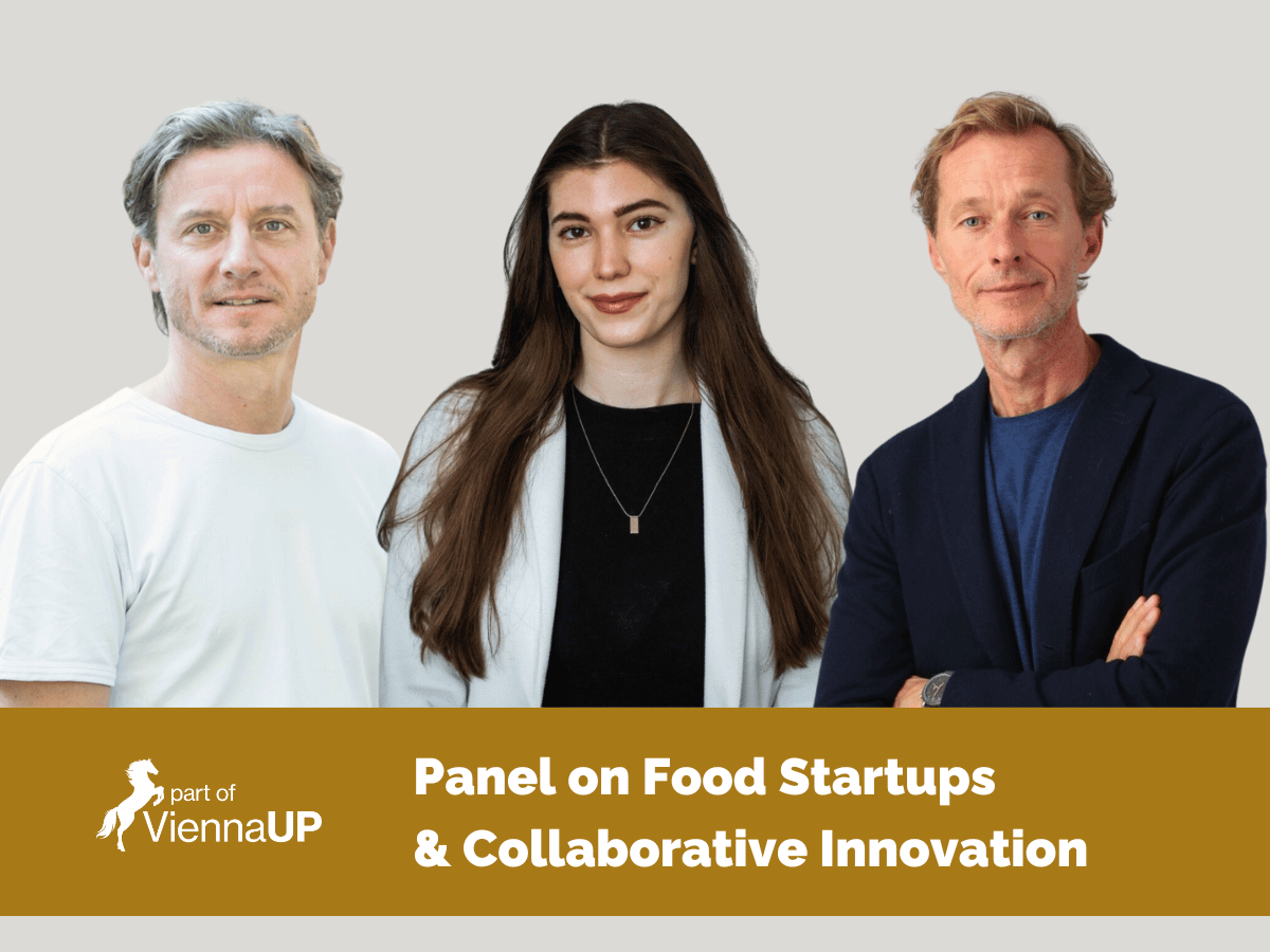 Food-Panel-Konsultori-ViennaUP Lisa Reiss, Co-Founder of Smiling Food Richard Petrasek, Sustainability Expert and Researcher at FiBL Austria Wolfgang Fojtl, Owner and CEO of Verival