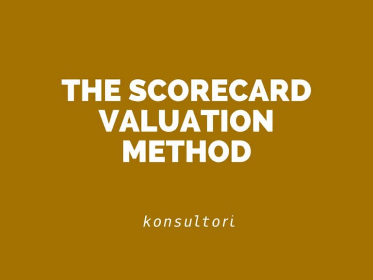 Scorecard valuation method