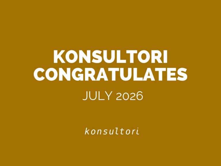 Konsultori Congratulates 2026 July