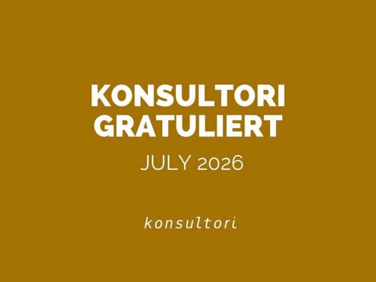 Konsultori gratuliert 2026